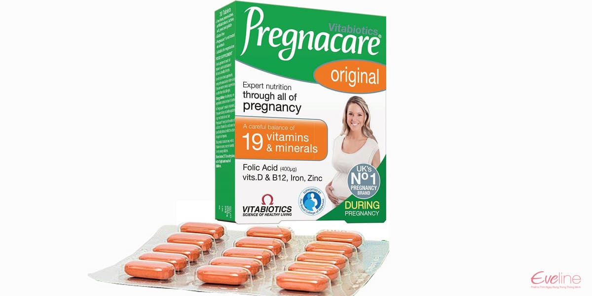 Vitamin tổng hợp Pregnacare Original giúp thai kỳ khỏe mạnh