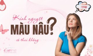 Kinh nguyệt màu nâu có thai không