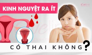 Kinh nguyệt ra ít có thai không