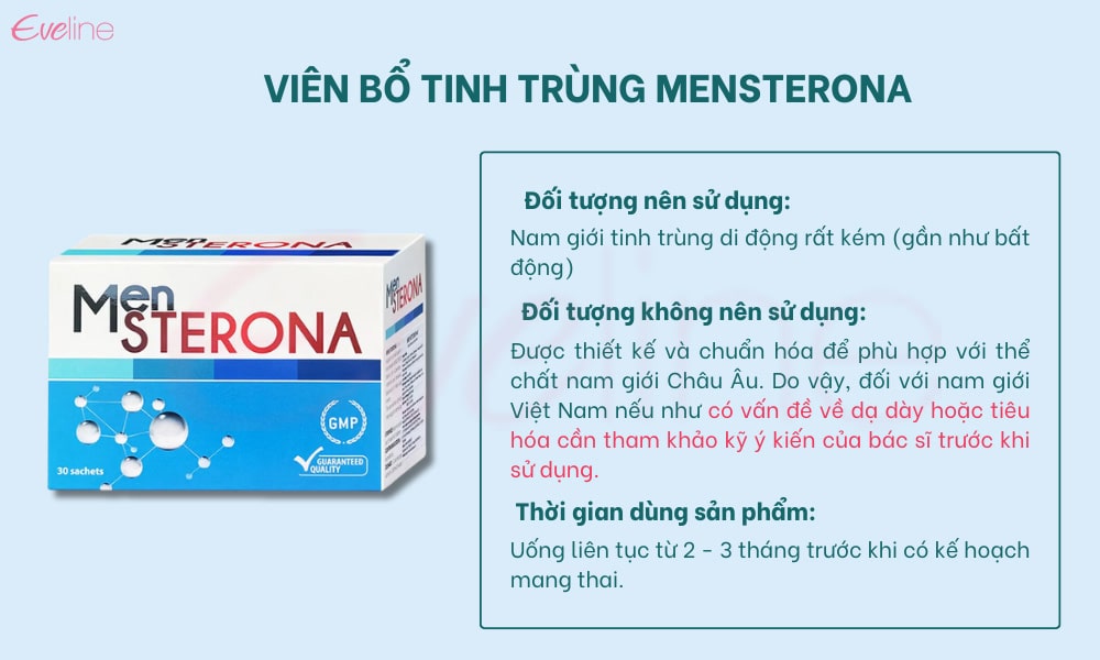 vien bo tinh trung mensterona