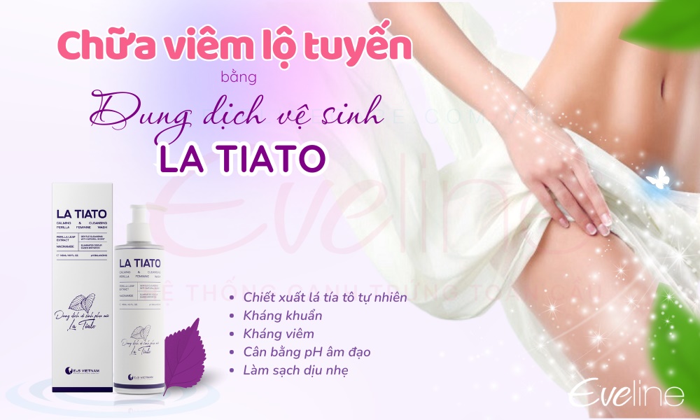 Chữa viêm lộ tuyến bằng dung dịch vệ sinh
